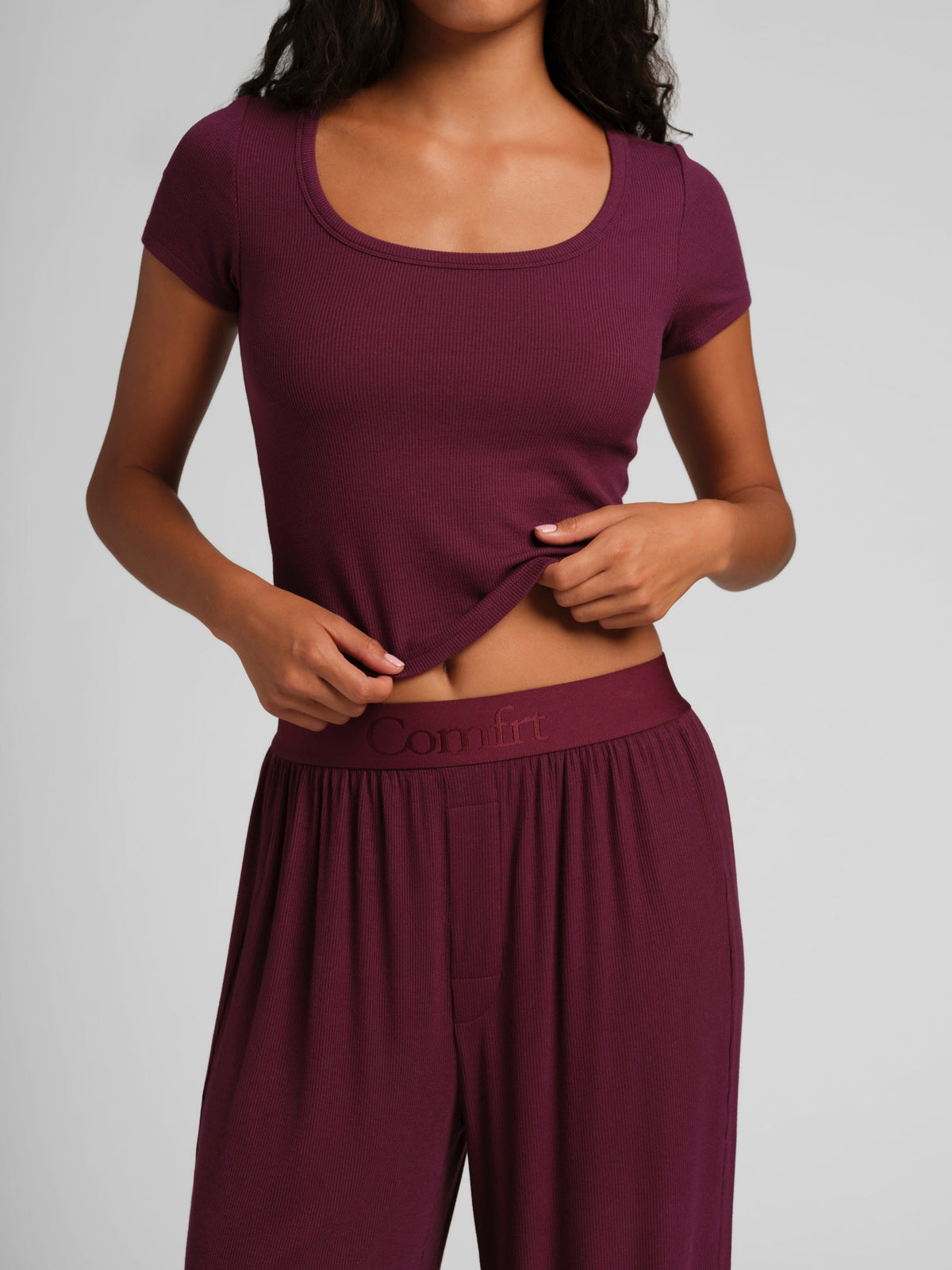 Slinky Rib Baby Tee