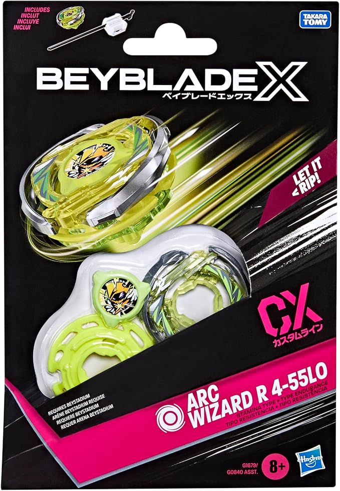 HASBRO Arc Wizard R 4-55LO Beyblade X Starter Set