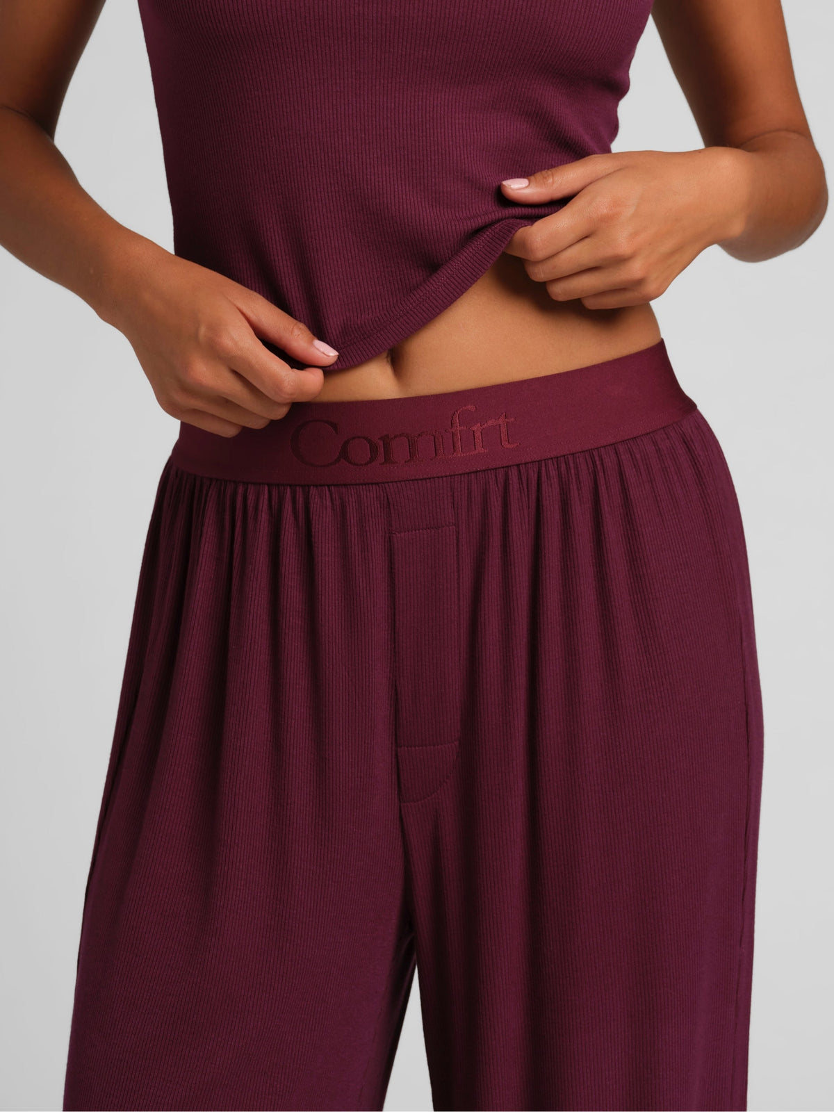 Slinky Rib Lounge Pant