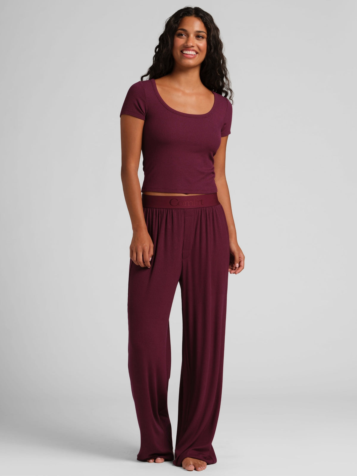 Slinky Rib Lounge Pant