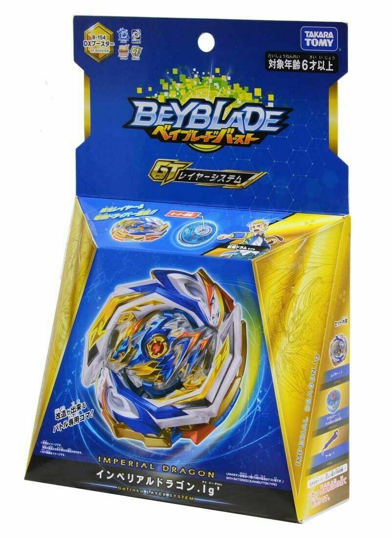 Takara Tomy Beyblade Burst GT B-154 DX Booster Imperial Dragon Ig