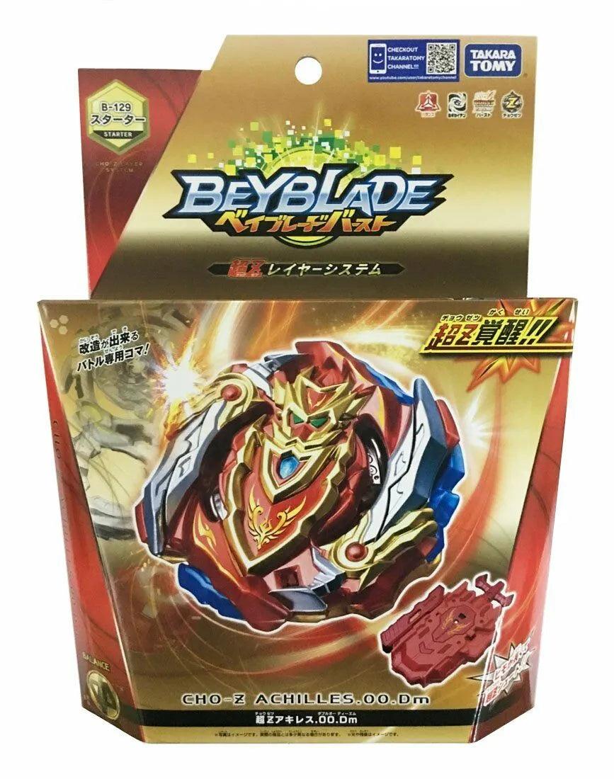 (Limited Stock) Takara Tomy Beyblade BURST B-129 Starter Cho-Z Achilles 00 Dimension