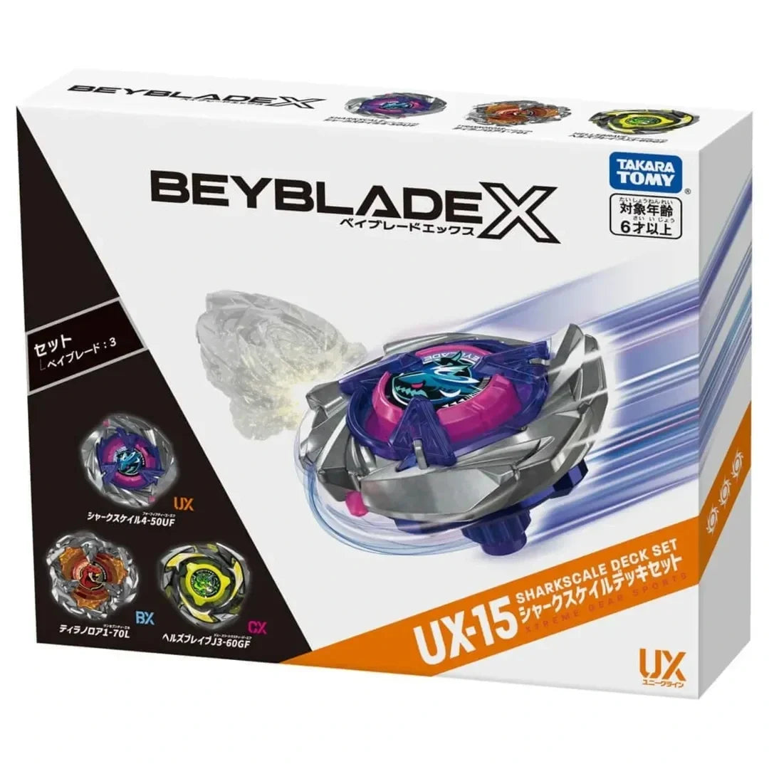 Takara Tomy Beyblade X Bx-45 and UX-15 Bundle